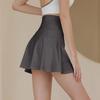 Falda de Tenis Deportiva de Cintura Súper Alta de Nailon para Mujer, Falda Plisada de Danza de Dos Piezas Falsas, Falda Pantalón para Correr, Fitness, Yoga