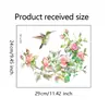 VA-F138 flores hermosas pájaro dormitorio baño inodoro pegatinas decoración del hogar pegatinas de pared autoadhesivas al por mayor comercio exterior