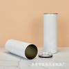 Suministro transfronterizo taza recta de sublimación de 20 oz taza térmica de acero inoxidable de doble pared recubrimiento de transferencia térmica taza de hielo al vacío