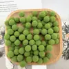Estoque Disponível Pompons de Alta Elasticidade, Pompons Pequenos de Poliéster, Bolas de Pelúcia Coloridas, Pompons para Material DIY Feito à Mão, Acessórios para Roupas