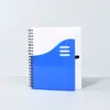 Cuaderno espiral en stock, set de cuadernos B6 de papel ecológico con bolígrafo, cuadernos transfronterizos escolares y de negocios, logo personalizado disponible