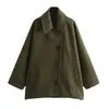 Comércio Exterior Atacado Outono e Inverno Novo Estilo Europeu e Americano Jaqueta Curta de Tecido Misto Outwear 8353724