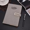 Libreta A5 de cuero para negocios y oficina con hebilla, cuaderno diario simple y creativo, venta al por mayor para empresas