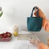 Bolsa de Mão de Lona Colorida Primavera Nova Bolsa de Mão Estilo Faculdade Fresco Estilo Japonês Bolsa Pequena Bolsa Feminina