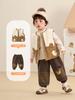 Pantalones de Terciopelo para Niños Kaka Panda Ropa de Invierno para Niños Pantalones Cálidos de Invierno para Niñas Bebé Pantalones de Algodón para Otoño e Invierno