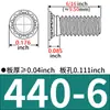 Tuercas Remachables Hechas en EE. UU. FH-256/440/632/832/0420/0518/0616-Tuercas Remachables