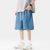 Shorts de Cinco Pontos Plus Size M-8XL para Verão 150kg Vestível Shorts Esportivos Casuais com Cintura Elástica, Shorts de Praia Soltos e Respiráveis