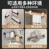 Toallero sin perforaciones para baño, toallero creativo simple para colgar en la pared, estante de almacenamiento, barra para colgar toallas