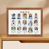 Álbum de Fotos Comemorativo de Um Ano Porta-Retrato Porta-Retrato Tempo de Campus Registro de Crescimento Infantil Identificador de Mesa Comemorativo de Casamento Foto de Identificação