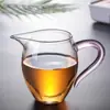 Taza de vidrio de borosilicato alto con asa taza justa pico de halcón asa transparente té mar preparación casera de té taza de hombre accesorios para juegos de té taza de té