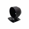 Copa de instrumento para automóvil Soporte de instrumento único 2 pulgadas 52 mm Cubierta de instrumento de copa de instrumento de grano de carbono negro