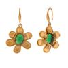 Pendientes de temperamento y personalidad INS de Europa y Estados Unidos, acero inoxidable chapado en oro de 18 quilates, estrella de mar, costura de flor, amor, cesta colgante en espiral