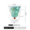 [Venta Especial de Liquidación] Vaso de Vidrio Vaso para Agua Doméstico Taza para Té Vaso para Leche Jugo Bebida Vaso de Alto Valor de Color