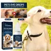 Yegbong Gotas Oculares para Mascotas Gotas Limpiadoras Suaves para Ojos de Gatos y Perros