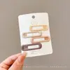 Pinzas para el pelo de cuero con forma de estrella y nube para niñas, Pinzas Bb dulces y geniales para flequillo y cabello lateral, Accesorios para el pelo para niñas