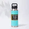 Taza termo de acero inoxidable 304 para viajes transfronterizos, hervidor deportivo de gran capacidad para exteriores, taza de vacío portátil para coche