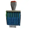 Sello Rotatorio Personalizable 2 a 18 Dígitos Sello Rotatorio Ajustable Máquina Numeradora Símbolos Números Rodillo Codificador Sello Ajustable