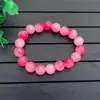 Pulsera de jade cuarcita, piedras mixtas multicolores de Yunnan, cuentas redondas de 10 mm para mujer, pulsera de jade verde con motivos florales, vendedor ambulante