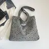 Bolsa feminina de grande capacidade transfronteiriça, nova coleção outono 2026, versátil, moda, ombro único, tendência, para o trabalho, retrô, casual, bolsa tote