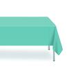 Toalha de Mesa Descartável Lisa Peva Espessada 137*274cm Toalha de Mesa Cor Pura Decoração de Festa Arranjo