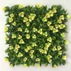 Simulación césped pared planta verde protector solar planta verde plástico artificial césped artificial bloque pared interior fondo pared colgante decoración flor