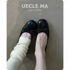 Zapatos planos para mujer de piel de oveja genuina súper suave, estilo francés, zapatos de noche delicados, zapatos de ballet con lazo, zapatos tipo huevo de suela blanda