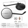 Pedal de Motocicleta Vehículo Eléctrico Modificado Retro Espejo Grande Espejo Retrovisor Universal Redondo Espejo de Reversa