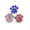 Accesorios de Garra de Gato Hueso de Perro Coloridos de 8 mm Pulsera Personalizada DIY Accesorios para Collar de Mascota Joyería de Aleación con Pedrería