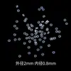 Fio de Mão de PVC Transparente Contas Espaçadoras Acessórios Pulseiras Feitas à Mão com Contas Contas Espaçadoras Espaçadores Ultrafinos Materiais DIY Acessórios Wenwan