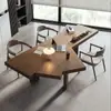 Escritorio de Madera Maciza, Escritorio y Silla de Oficina, Escritorio Ejecutivo, Escritorio de Escritura, Escritorio para Computadora, Escritorio de Oficina, Banco de Trabajo de Escritorio Estilo Chino Nuevo