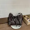 Bolsa Tejida Hecha a Mano Retro Transfronteriza 2026 Nueva Moda para Mujer Versátil Bolso de Hombro Único Bolso Tote para Debajo del Brazo Bolso Cruzado para Viajes