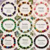 Xiyin tk pulsera explosiva transfronteriza de piedra natural ojo de tigre cuarzo rosa piedra Shoushan pulsera elástica de cuentas hecha a mano al por mayor