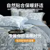 Juego de Cuatro Piezas de Terciopelo de Leche Francés Cálido y Engrosado 2025 Nuevo Otoño e Invierno Estampado de Terciopelo Coral Sábanas y Ropa de Cama