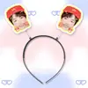 Yan Renzhong Diadema de Resorte 3D Diadema Pasador Merchandising de Concierto Soporte Mismo Estilo de Tiktok