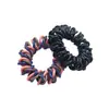 Elástico de Cabelo Colorido Estilo Coreano de Alta Elasticidade, Elástico de Cabelo Espesso Tipo Fio de Telefone, Acessório de Cabelo de Borracha Grande, Corda de Cabelo