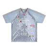 2025 Nuevas Camisetas Deportivas de Manga Corta Transpirables de Verano Estilo Retro Americano para Parejas, Jerseys Delgados con Empalmes