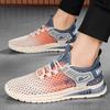 Zapatos de Hombre de Tira Hacia Atrás Verano Transpirables 2024 Malla Casual Malla Running Deportes Zapatos Blancos Calados Versátiles Zapatos con Aire Acondicionado