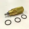 Boquilla de Inflado de Acero Inoxidable de Alta Presión de 8 mm con Conexión Rápida Macho y Válvula Unidireccional M10