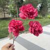 TeHui3 cabeza grande recubrimiento peonía flor artificial boda salón de bodas decoración flor artificial venta al por mayor