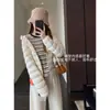 Camiseta de Manga Larga con Bloques de Color y Rayas, Suave y Pegajosa, Adelgazante, Cómoda, Recta, Holgada, Capa Base para Mujer, Otoño Invierno, Nuevo Artículo