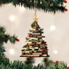 Nuevo producto transfronterizo: Adornos creativos para coche de árbol de Navidad, decoraciones navideñas acrílicas, decoración festiva para el hogar