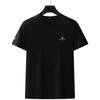 Tucano/Pica-pau Verão Masculino Novo Cor Sólida Algodão Stretch Moda Casual Gola Redonda Fina Manga Curta Camiseta para Homens