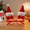 Ming Guan Nuevo Producto Decoraciones Navideñas Papá Noel Gafas Decorativas 3D Marco Decoraciones para Fiestas Accesorios para Fotos
