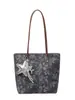 Bolso de Mujer Transfronterizo, Bolso de Viaje Estampado para el Día a Día, Gama Alta, Versátil, Bolso de Viaje, Gran Capacidad, Bolso Tote Estilo Relajado