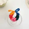 Outono e inverno almôndega cabelo anel sentimento toalha anel tecido rabo de cavalo elástico menina alta corda de cabelo all-match