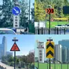 Luzes Piscantes Solares, Placas de Trânsito, Placas de Sinalização Rodoviária, Obras à Frente, Reduza a Velocidade, Placas de Advertência de Segurança em Cruzamentos