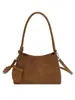 Bolsa de Axila de Diseño Nicho Ins Coreano Bolso de Hombro Simple Retro Mate Nuevo Bolso de Viaje de Nicho de Alta Gama