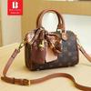 Bolsa Transversal Feminina Banimeizi, Versão Clássica Mini Bolsa Almofada, Bolsa Boston, Bolsa de Mão