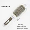 Cilindro cabelo cacheado profissional modelagem cabo cinza Amazon condutividade térmica ar tubo de alumínio rolo cerâmico pente de cabelo pente