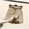Falda Pantalón Casual para Mujer 2025 Primavera y Verano Nuevo Estilo Coreano Versátil Moda Adelgazante Falda de Línea A Falda Pantalón con Cintura Elástica